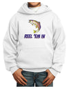 Rainbow Trout Reel Em In Youth Hoodie Pullover Sweatshirt-Youth Hoodie-TooLoud-White-XS-Davson Sales