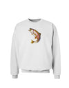 Rainbow Trout Sweatshirt-Sweatshirts-TooLoud-White-Small-Davson Sales