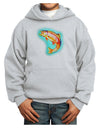 Rainbow Trout WaterColor Youth Hoodie Pullover Sweatshirt-Youth Hoodie-TooLoud-Ash-XS-Davson Sales