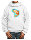 Rainbow Trout WaterColor Youth Hoodie Pullover Sweatshirt-Youth Hoodie-TooLoud-White-XS-Davson Sales