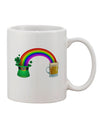 Rainbow's End - Expertly Crafted 11 oz Beer Printed Coffee Mug - TooLoud-11 OZ Coffee Mug-TooLoud-White-Davson Sales