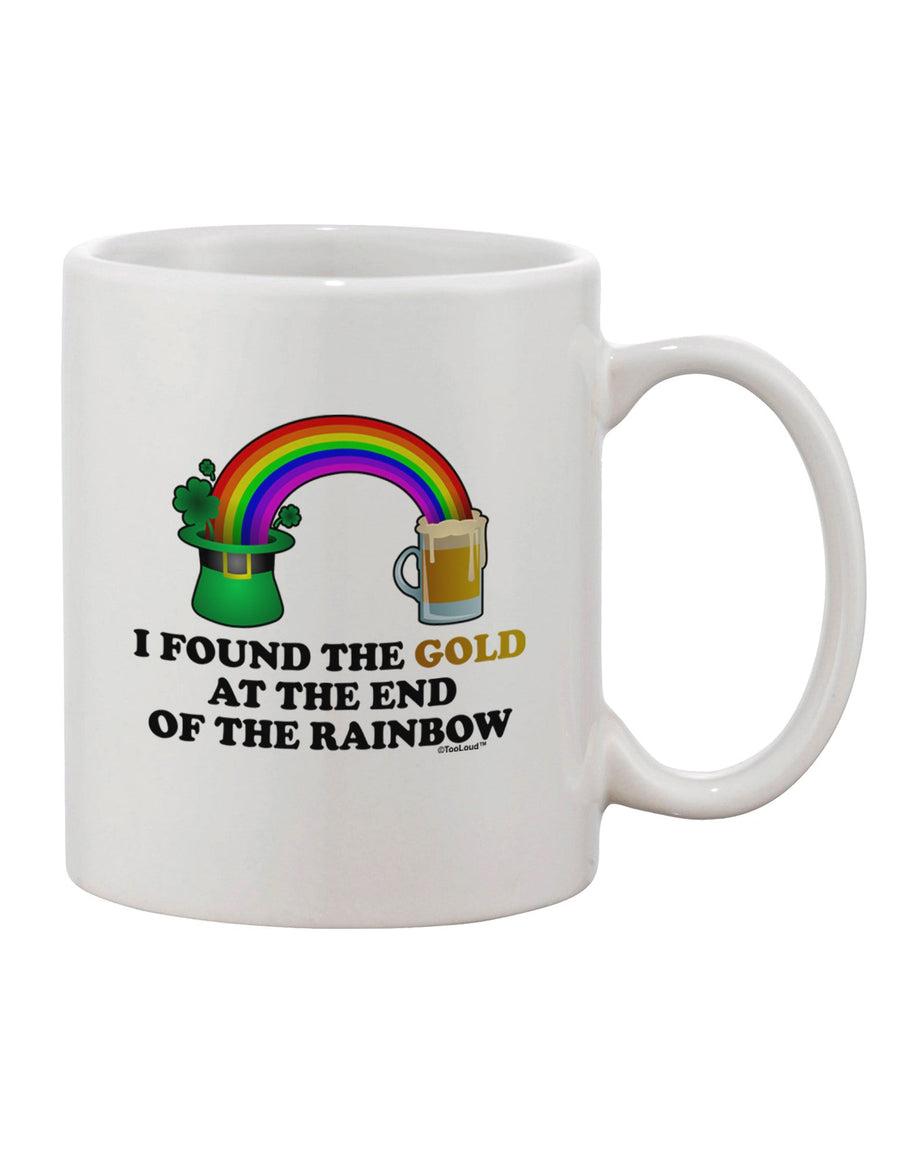 Rainbow's End Text-Printed 11 oz Coffee Mug - TooLoud-11 OZ Coffee Mug-TooLoud-White-Davson Sales