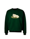 Ram Cutout Adult Dark Sweatshirt-Sweatshirts-TooLoud-Deep-Forest-Green-Small-Davson Sales