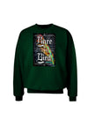 Rare Bird - Colorful Feather Adult Dark Sweatshirt-Sweatshirts-TooLoud-Deep-Forest-Green-Small-Davson Sales