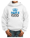 Rave God Youth Hoodie Pullover Sweatshirt-Youth Hoodie-TooLoud-White-XS-Davson Sales