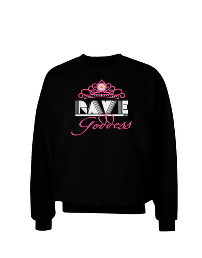 Rave Goddess Adult Dark Sweatshirt-Sweatshirts-TooLoud-Black-Small-Davson Sales