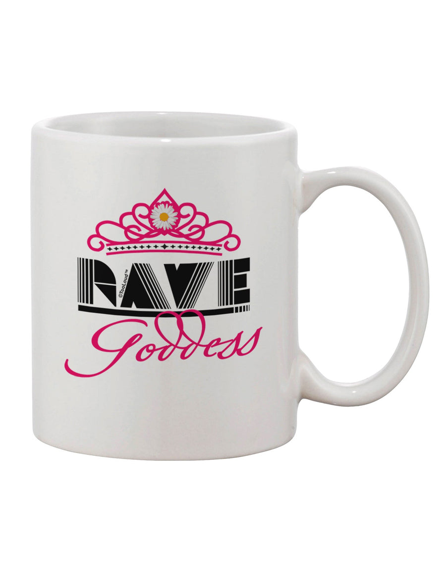 Rave Goddess Printed 11 oz Coffee Mug - Expertly Crafted Drinkware-11 OZ Coffee Mug-TooLoud-White-Davson Sales