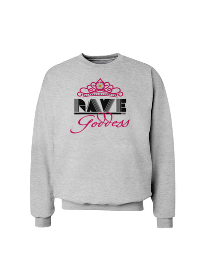 Rave Goddess Sweatshirt-Sweatshirts-TooLoud-AshGray-Small-Davson Sales