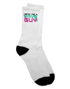 Rave Guy Adult Crew Socks - The Perfect Addition to Your Eclectic Wardrobe - TooLoud-Socks-TooLoud-White-Ladies-4-6-Davson Sales