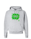 Rave Splatter Green Hoodie Sweatshirt-Hoodie-TooLoud-AshGray-Small-Davson Sales