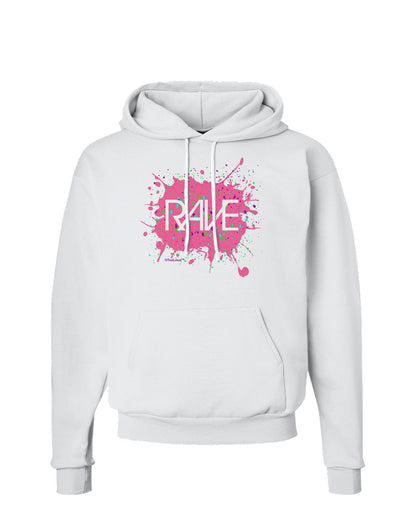 Rave Splatter Pink Hoodie Sweatshirt-Hoodie-TooLoud-White-Small-Davson Sales