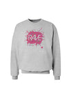 Rave Splatter Pink Sweatshirt-Sweatshirts-TooLoud-AshGray-Small-Davson Sales