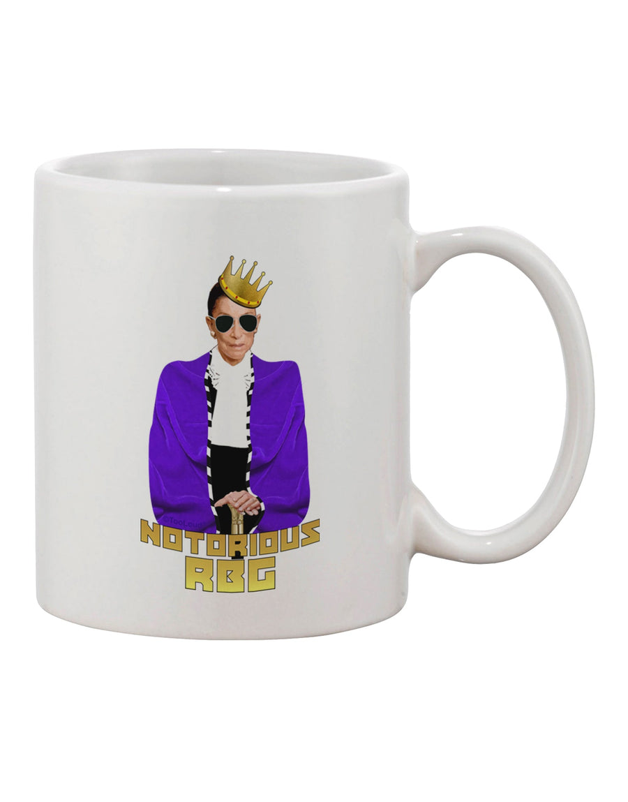 RBG-inspired 11 oz Coffee Mug - Expertly Crafted by TooLoud-11 OZ Coffee Mug-TooLoud-White-Davson Sales