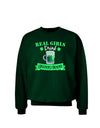 Real Girls Drink Green Beer Adult Dark Sweatshirt-Sweatshirts-TooLoud-Deep-Forest-Green-Small-Davson Sales