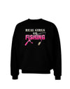 Real Girls Go Fishing Adult Dark Sweatshirt-Sweatshirts-TooLoud-Black-Small-Davson Sales