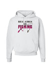 Real Girls Go Fishing Hoodie Sweatshirt-Hoodie-TooLoud-White-Small-Davson Sales