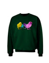 Real Life Peepers Adult Dark Sweatshirt-Sweatshirts-TooLoud-Deep-Forest-Green-Small-Davson Sales