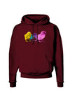 Real Life Peepers Dark Hoodie Sweatshirt-Hoodie-TooLoud-Maroon-Small-Davson Sales