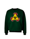 Recycle Biohazard Sign Adult Dark Sweatshirt by TooLoud-Sweatshirts-TooLoud-Deep-Forest-Green-Small-Davson Sales