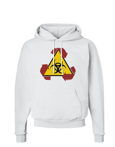 Recycle Biohazard Sign Hoodie Sweatshirt by TooLoud-Hoodie-TooLoud-White-Small-Davson Sales