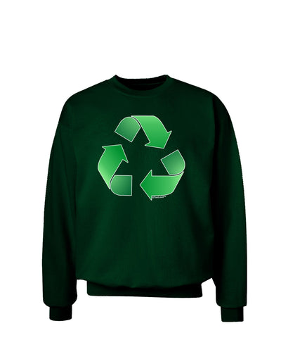 Recycle Green Adult Dark Sweatshirt by TooLoud-Sweatshirts-TooLoud-Deep-Forest-Green-Small-Davson Sales
