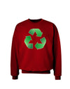 Recycle Green Adult Dark Sweatshirt by TooLoud-Sweatshirts-TooLoud-Deep-Red-Small-Davson Sales