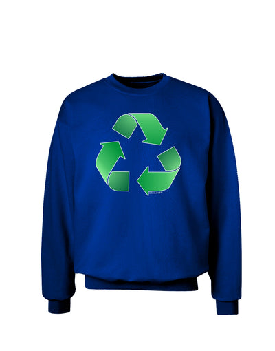Recycle Green Adult Dark Sweatshirt by TooLoud-Sweatshirts-TooLoud-Deep-Royal-Blue-Small-Davson Sales