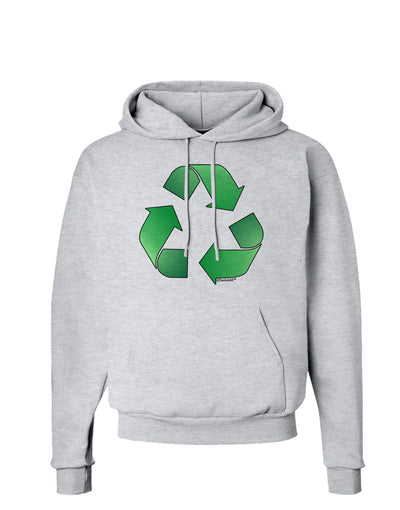 Recycle Green Hoodie Sweatshirt by TooLoud-Hoodie-TooLoud-AshGray-Small-Davson Sales