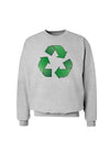 Recycle Green Sweatshirt by TooLoud-Sweatshirts-TooLoud-AshGray-Small-Davson Sales