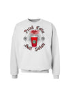 Red Cup Drink Coffee Hail Satan Sweatshirt by-Sweatshirts-TooLoud-White-Small-Davson Sales