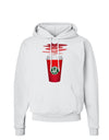 Red Cup Satan Coffee Hoodie Sweatshirt by-Hoodie-TooLoud-White-Small-Davson Sales