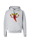 Red Hot Mexican Chili Pepper Hoodie Sweatshirt-Hoodie-TooLoud-AshGray-Small-Davson Sales