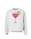 Red Margarita with Lime - Cinco de Mayo Sweatshirt by TooLoud-Sweatshirts-TooLoud-White-Small-Davson Sales