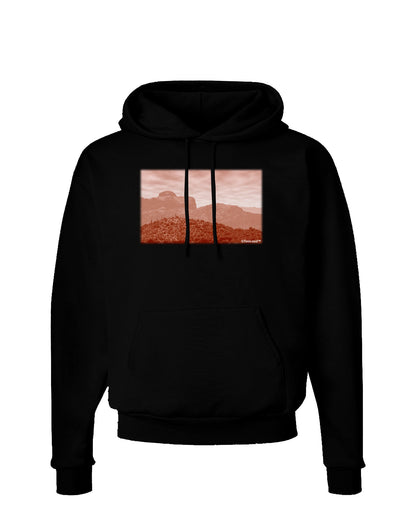 Red Planet Landscape Dark Hoodie Sweatshirt-Hoodie-TooLoud-Black-Small-Davson Sales