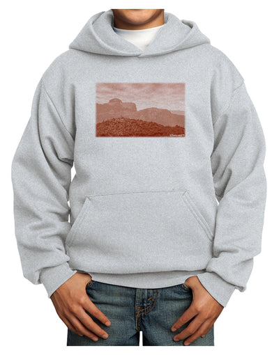 Red Planet Landscape Youth Hoodie Pullover Sweatshirt-Youth Hoodie-TooLoud-Ash-XS-Davson Sales