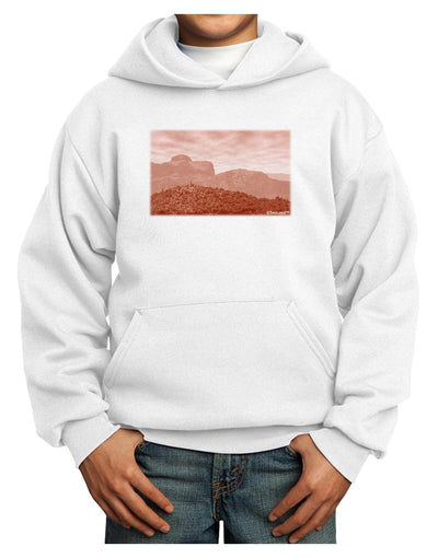 Red Planet Landscape Youth Hoodie Pullover Sweatshirt-Youth Hoodie-TooLoud-White-XS-Davson Sales