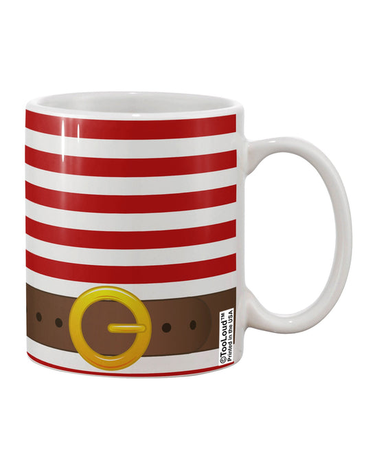Red Printed 11 oz Coffee Mug All Over Print - Perfect for Pirate Crews TooLoud-11 OZ Coffee Mug-TooLoud-White-Davson Sales