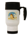 Red-tailed Hawk Stainless Steel 14oz Travel Mug-Travel Mugs-TooLoud-White-Davson Sales