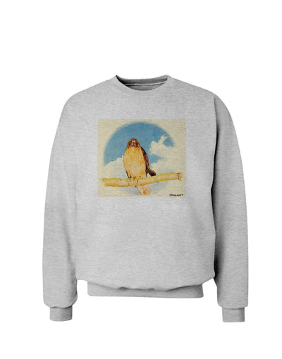 Red-tailed Hawk Sweatshirt-Sweatshirts-TooLoud-AshGray-Small-Davson Sales