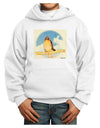 Red-tailed Hawk Youth Hoodie Pullover Sweatshirt-Youth Hoodie-TooLoud-White-XS-Davson Sales