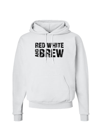 Red White and Brew Hoodie Sweatshirt by TooLoud-Hoodie-TooLoud-White-Small-Davson Sales