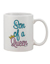 Regal Royalty - Exquisite Mother and Son Coordinated 11 oz Coffee Mug by TooLoud-11 OZ Coffee Mug-TooLoud-White-Davson Sales