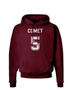 Reindeer Jersey - Comet 5 Dark Hoodie Sweatshirt-Hoodie-TooLoud-Maroon-Small-Davson Sales