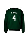 Reindeer Jersey - Cupid 4 Adult Dark Sweatshirt-Sweatshirts-TooLoud-Deep-Forest-Green-Small-Davson Sales