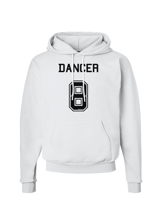 Reindeer Jersey - Dancer 8 Hoodie Sweatshirt-Hoodie-TooLoud-White-Small-Davson Sales