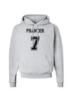 Reindeer Jersey - Prancer 7 Hoodie Sweatshirt-Hoodie-TooLoud-AshGray-Small-Davson Sales