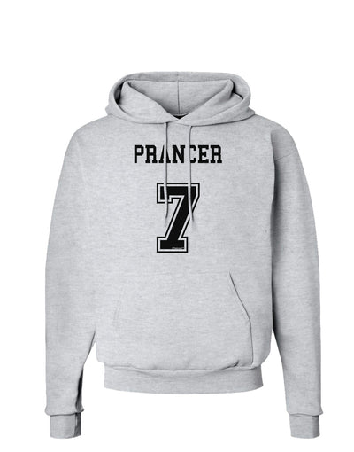 Reindeer Jersey - Prancer 7 Hoodie Sweatshirt-Hoodie-TooLoud-AshGray-Small-Davson Sales