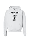 Reindeer Jersey - Prancer 7 Hoodie Sweatshirt-Hoodie-TooLoud-White-Small-Davson Sales