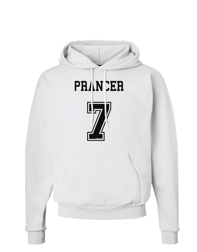 Reindeer Jersey - Prancer 7 Hoodie Sweatshirt-Hoodie-TooLoud-White-Small-Davson Sales