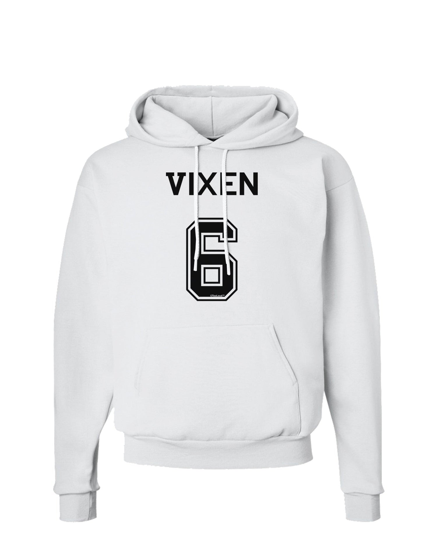 Reindeer Jersey - Vixen 6 Hoodie Sweatshirt-Hoodie-TooLoud-White-Small-Davson Sales